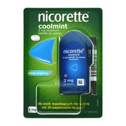 Nicorette Coolmint, 2 mg, tabletki do ssania, 20 szt.