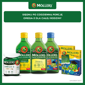 Mollers Omega-3 2000 mg, kapsułki, 60 szt.