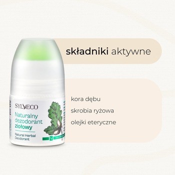 Sylveco, naturalny dezodorant, ziołowy, 50 ml