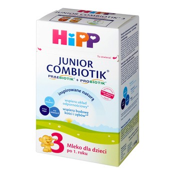 HiPP 3 Junior Combiotik, mleko następne, po 1. roku, proszek, 550 g