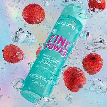 Nuxe Zinc Power, tonik oczyszczający i zwalczający wypryski, 200 ml