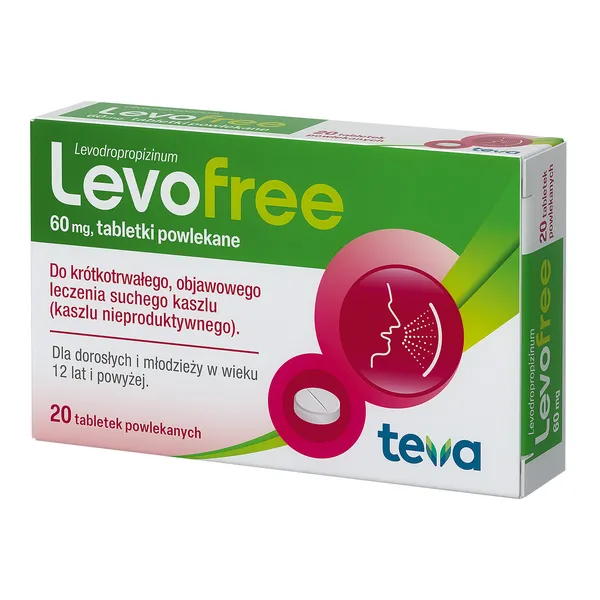 Levodropropizyna 60 mg 20 tabletek [Levofree] - Levofree