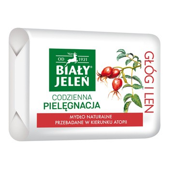 Biały Jeleń, Mydło z ekstraktem z głogu, 100 g