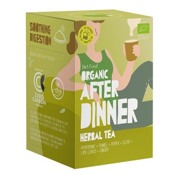 Diet-food, Bio After Diner Herbal Tea, herbata ziołowa z miętą pieprzową, 20 x 1,5 g