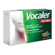 Vocaler bez cukru, pastylki do ssania, 12 szt.