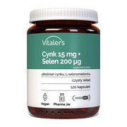 alt Vitaler's Cynk 15 mg + Selen 200 µg, kapsułki, 120 szt.