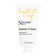 alt Nacomi Next LVL, rozjaśniająca  maska do twarzy z witaminą C, 50 ml