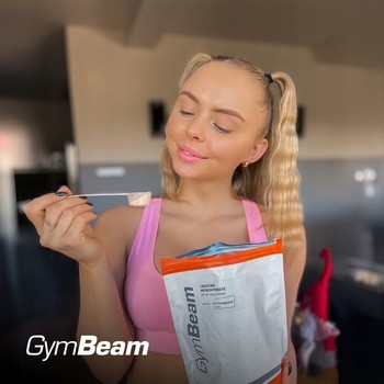 GymBeam Creapure Monohydrat kreatyny, proszek, smak cytryna-limonka, 250 g