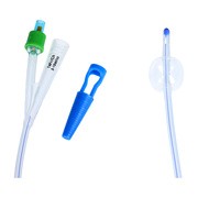 Zarys, urologiczny cewnik Foley'a, dwudrożny z plastikową zastawką i znacznikiem kontrastu, CH 14/5-10 ml, 1 szt. https://azcdn.doz.pl/image/d/product/08af7f7d-scale-180x180.png