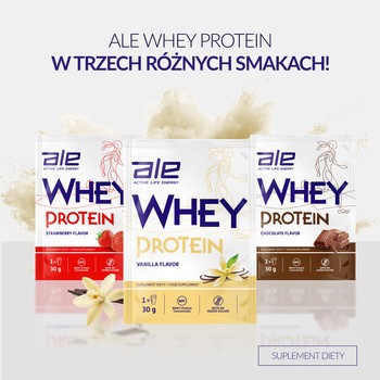 ALE Whey Protein Vanilla Flavor, proszek, 30 g