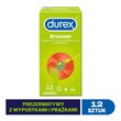 Durex Arouser, prezerwatywy prążkowane, 12 szt.
