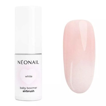 NEONAIL Baby Boomer Airbrush White, pyłek do paznokci z atomizerem, biały, 5 g