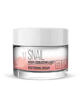 Flos-Lek Snail, krem, odbudowujący, na dzień/noc, 50ml