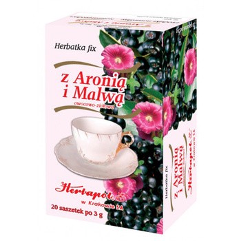 Herbata aronia + malwa, fix, 3 g, 20 szt. (Herbapol Kraków)