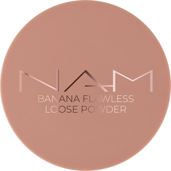 NAM banana flawless loose powder, sypki puder wygładzający, 8 g