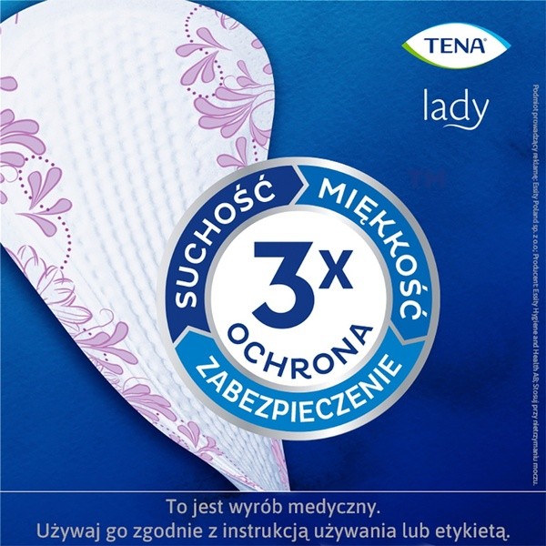 TENA Lady Slim Ultra Mini Plus Wkładki Dla Kobiet 24szt - Opinie I Ceny Na