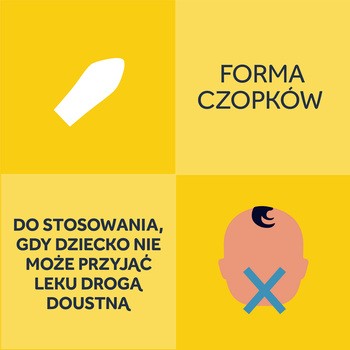 Nurofen dla dzieci, 60 mg, czopki, 10 szt.