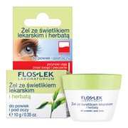 Flos-Lek Laboratorium Pielęgnacja Oczu, żel ze świetlikiem lekarskim i herbatą do powiek i pod oczy, 10 g
