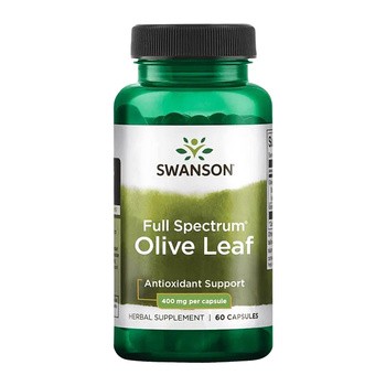 Swanson Full Spectrum Olive Leaf, kapsułki, 60 szt.