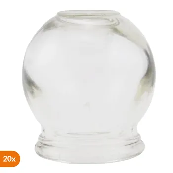 Bańki lekarskie szklane 20 szt. [HUTA SZKLA CZECHY]