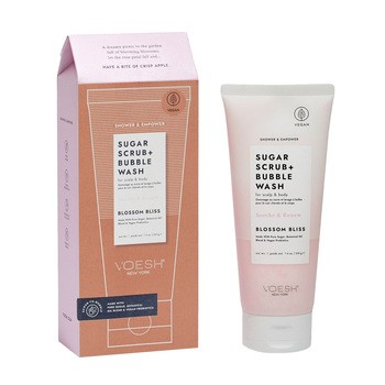 Voesh, cukrowy peeling myjący, blossom bliss, 210 g