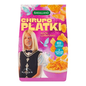 Bakalland Chrupo, Kleks, płatki kukurydziane, 250 g