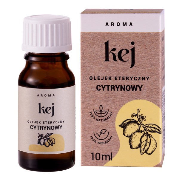 Kej Kej, naturalny olejek cytrynowy, 10 ml — Składniki i ocena