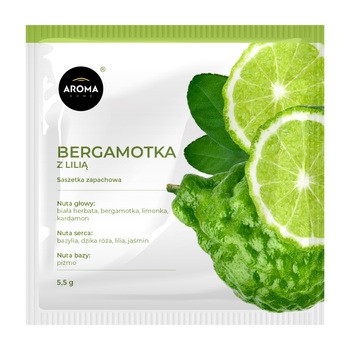 Aroma Home Bergamotka z lilią saszetka zapachowa, 5,5 g
