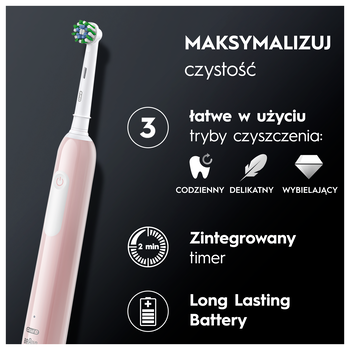 Oral-B, Pro Series 1, pink, szczoteczka elektryczna