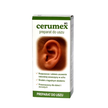 Cerumex MD, preparat do higieny uszu, 15 ml