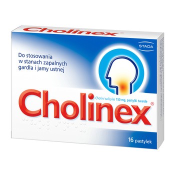 Cholinex, 150 mg, pastylki do ssania, 16 szt.