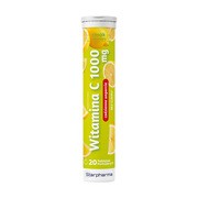Witamina C 1000 mg, tabletki musujące, smak cytrynowy, 20 szt. https://azcdn.doz.pl/image/d/product/2a0157fe-scale-180x180.png