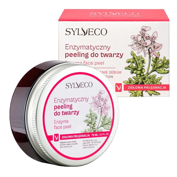 Sylveco Sylveco, Enzympeeling für das Gesicht, 75 ml — Inhaltsstoffe i ocena