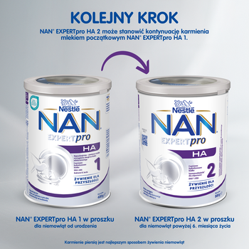 Nestle Nan Expertpro HA 1, mleko początkowe, dla niemowląt od urodzenia, 400 g