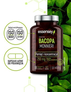 Essensey Bacopa Monnieri, kapsułki, 90 szt.
