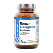 Pharmovit Clean Label Magnez + Ashwagandha Stress Complex, kapsułki, 60 szt.