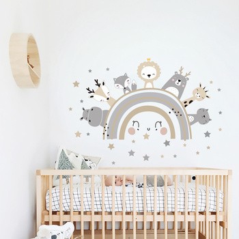 Sipo, Naklejki na ścianę dla dzieci, Zwierzątka, 1 szt.