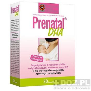 Prenatal DHA Omega 3, kapsułki, 30 szt
