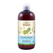 Green Pharmacy, żel pod prysznic, oliwka i mleko ryżowe, 500 ml 