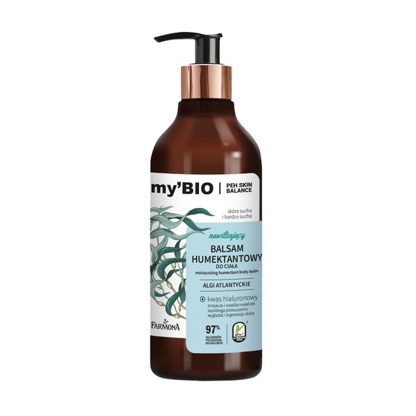 my'BIO my'BIO, nawilżający balsam humektantowy do ciała, 400 ml — Składniki i ocena