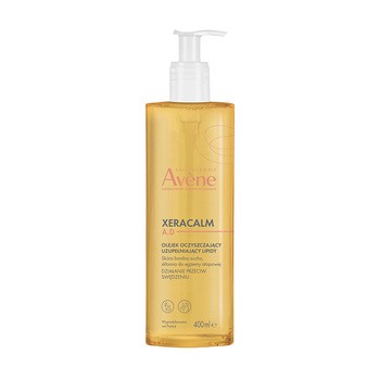 Avene Eau Thermale Xera Calm A.D, uzupełniający lipidy olejek oczyszczający, 400 ml