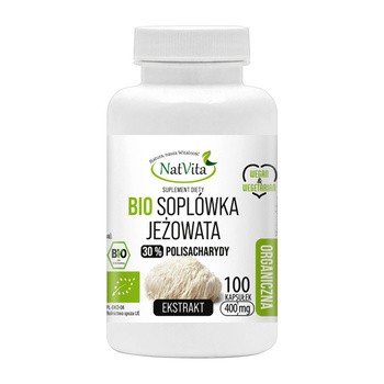 NatVita Bio Soplówka jeżowata ekstrakt, kapsułki, 100 szt.