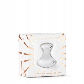 Crystallove, grzybek do masażu twarzy ze stali nierdzewnej, 1 szt.