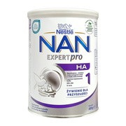 alt Nestle Nan Expertpro HA 1, mleko modyfikowane początkowe, 400 g