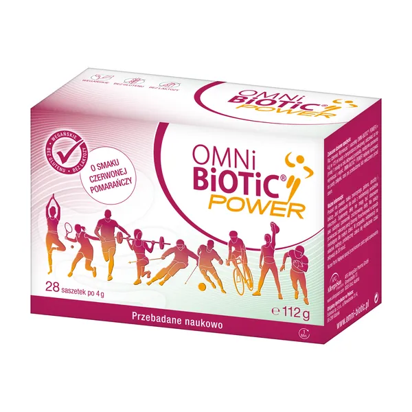 Пробиотик Omni-Biotic Power с магнием, 6 штаммов, для активных людей, 28 саше