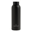 Waterdrop, stalowa butelka termiczna, czarny mat, poj. 600 ml, 1 szt.
