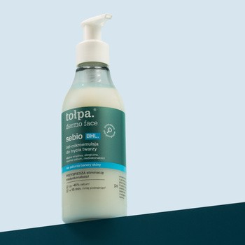 Tołpa Dermo Face Sebio BHL, żel - mikroemulsja do mycia twarzy, 195 ml