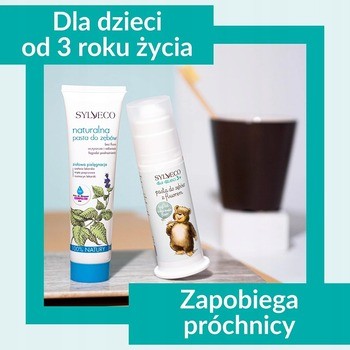 Sylveco dla dzieci 3+, pasta do zębów z fluorem, 75 ml