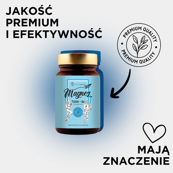 Magnez T1000 + B6, kapsułki, 60 szt.
