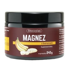 Skoczylas Magnez z bananem, proszek, 240 g